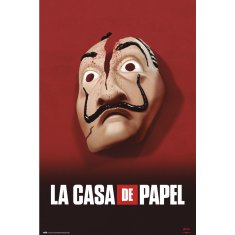 OEM Plakát La Casa De Papel|Papírový dům: Maska (61 x 91,5 cm) 150 g