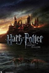 CurePink Plakát Star Harry Potter: Deathly Hollows (61 x 91,5 cm) 150g