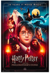 CurePink Plakát Harry Potter: A kámen mudrců (61 x 91,5 cm)