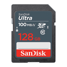 SanDisk Ultra 128GB SDXC Memory Card 100MB/s