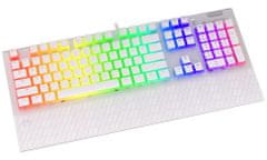 Endorfy herní klávesnice Omnis OWH Pudd.Kailh BR RGB /USB/ brown switch / drátová / mechanická / US layout / bílá RGB