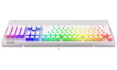 Endorfy herní klávesnice Omnis OWH Pudd.Kailh BL RGB / USB / blue switch / drátová /mechanická/US layout/bílá RGB