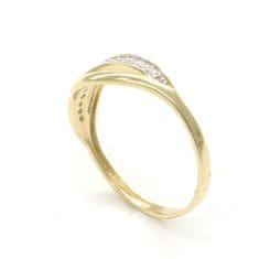Pattic Zlatý prsten AU 585/1000 1,35 gr CA594301Y-54