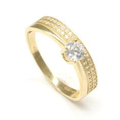 Pattic Zlatý prsten AU 585/1000 3,15 g CA406001Y-60