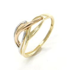 Pattic Zlatý prsten AU 585/1000 1,70 gr CA040001-57