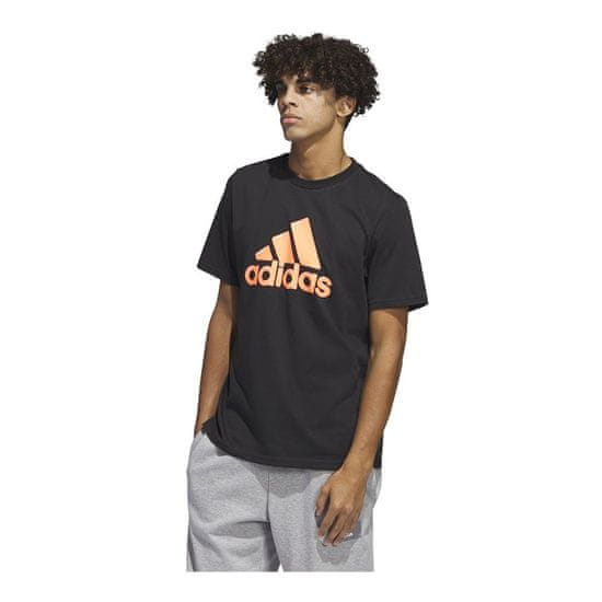 Adidas Tričko černé Fill Graphic Tee