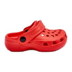 Dětské pěnové žabky Crocs Red velikost 32