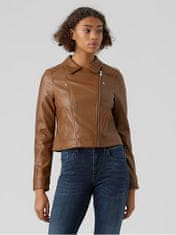 Vero Moda Dámská bunda VMBELLA 10278269 Cognac (Velikost S)