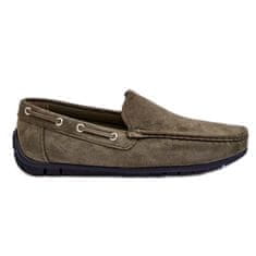 Pánské semišové mokasíny Slip-on velikost 43