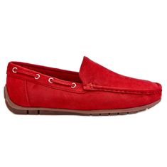 Pánské semišové mokasíny Slip-on velikost 45