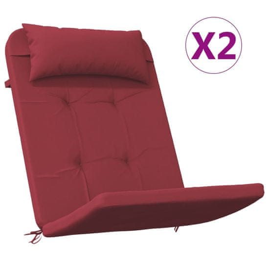 Vidaxl Blazine za stole Adirondack 2 kosa oxford tkanina