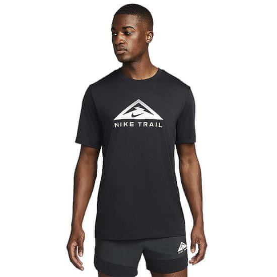 Nike Tričko na trenínk černé U NK DF Tee DB Trail