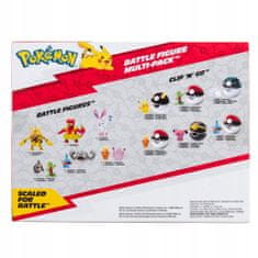 Jazwares Pokémon akční figurky 6-Pack Treecko Torchic Mudkip Gible Pikachu Cubone