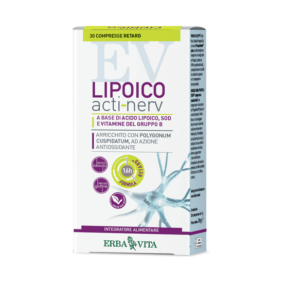 Erba Vita LIPOICO ACTI-NERV RETARD doplněk stravy - antioxidace