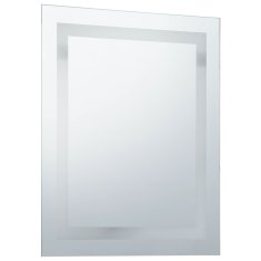 Vidaxl Koupelnové zrcadlo s LED světly a dotykovým senzorem 50 x 60 cm