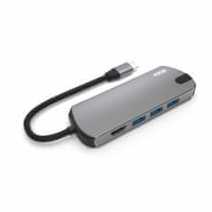 Next One USB-C Pro Multiport Adapter PD-PRO-HUB - šedý