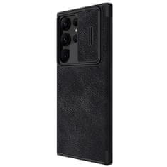 Nillkin NILLKIN QIN LEATHER PRO CASE PRO SAMSUNG GALAXY S23 ULTRA FLIP COVER CHRÁNIČ FOTOAPARÁTU BLACK