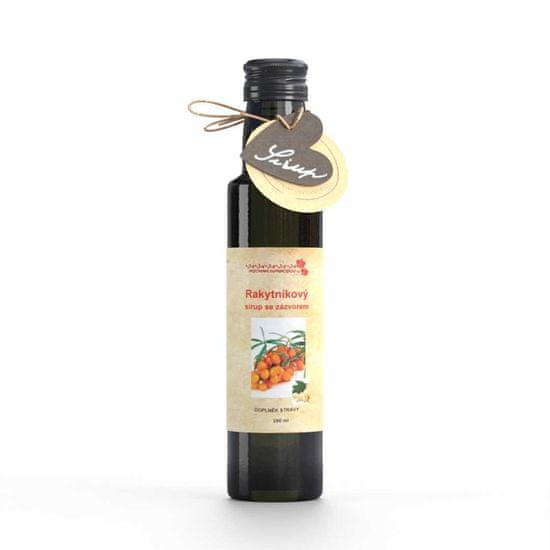 Zdravíčko Boskovice Sirup rakytník zázvor 250 ml