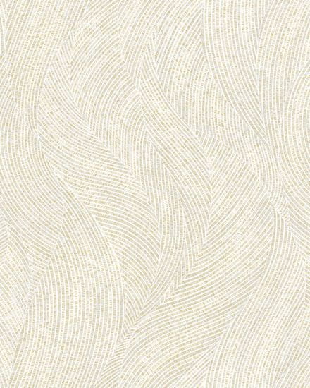 Profhome Vliesová tapeta s vlnovkami Profhome VD219167-DI plastická s perleťovým efektem bílá stříbrná m2