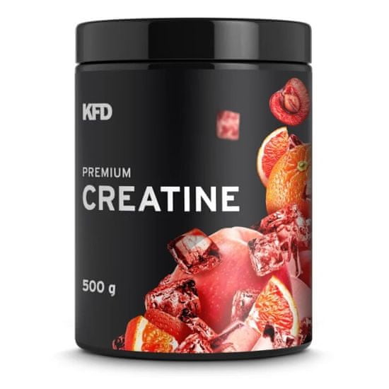 KFD NUTRITION Premium Creatine 500 g s příchutí oranžády