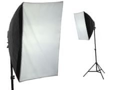 MASSA Sada SOFTBOX 50x70cm + lampa + 4x 65W žárovky + stativ