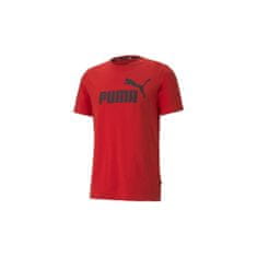 Puma Tričko tmavomodré XL Ess Logo Tee