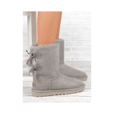 Ugg Australia Botičky šedé 41 EU Bailey Bow II