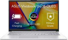 ASUS Vivobook Go 15 OLED (E1504F), stříbrná (E1504FA-OLED013W)