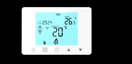 Byecold BEZDRÁTOVÝ WIFI TERMOSTAT S 5A PŘIJÍMAČEM