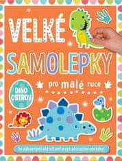 Velké samolepky pro malé ruce Dino ostrov