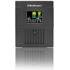 Qoltec UPS Line Interactive | Monolith | 1500VA | 900W | LCD | USB