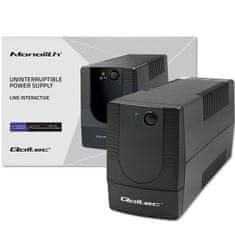 Qoltec UPS Line Interactive | Monolith | 1000VA | 600W