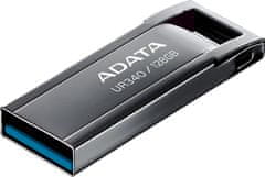 Adata UR340/128GB/USB 3.2/USB-A/Černá