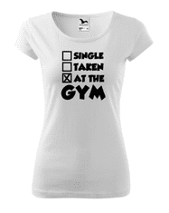 Fenomeno Dámské tričko At the gym - bílé Velikost: L
