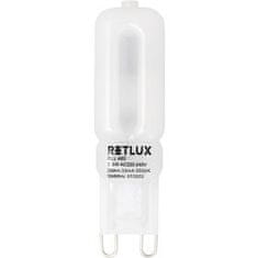 Retlux RLL 460 LED žárovka JC G9 3,3W LED, teplá bílá 50005661