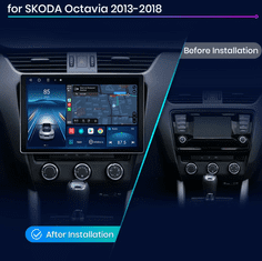 Junsun 11.5" 4GB Android autorádio do SKODA Octavia 3 A7 2013-2018 s Apple CarPlay, Android Auto, 4G MODUL, 