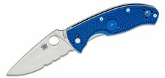 Spyderco C122PSBL Tenacious Lightweight Blue kapesní nůž 8,6 cm, modrá, FRN