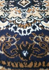 4sleep Běhoun koberec ALFA 06 modrý 80 Ornamenty 1cm až 1,9cm ALFA 30/30/80 Modrá