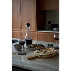 Sagaform Servírovací talíř s přihrádkami, kamenina, prům. 26 x 3,5 cm, šedá Ditte / Sagaform
