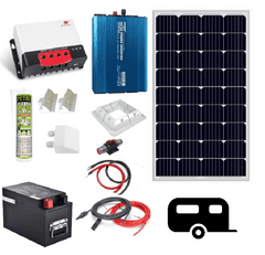 VS ELEKTRO Solární sestava - Mobil II Typ baterie: SLPO12-200M HC200A, Výkon FV: 1 × 460Wp