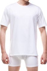 Cornette Pánské tričko 202 Authentic new white + Ponožky Gatta Calzino Strech, bílá, M