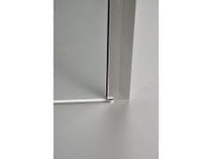 Arttec Sprchový kout rohový jednokřídlý MOON D 27 grape sklo 111 - 116 x 86,5 - 88 x 195 cm