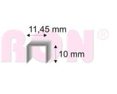 Ron čalounické sponky 530/10 Zn BL 1.000ks v bal. (10101237)