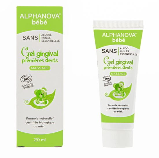 Alphanova Gel gingival na dětské zoubky 20 ml BIO