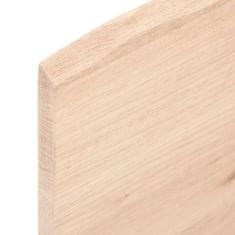 Vidaxl Koupelnová deska 80 x 30 x 2 cm neošetřené masivní dřevo