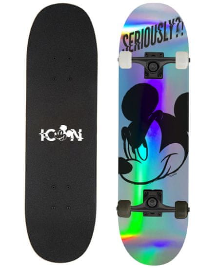 Disney Skateboard dřevěný max.100kg mickey seriously holo