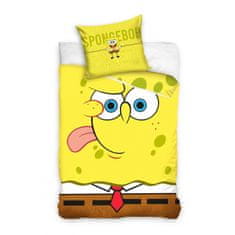 Carbotex Oboustranné povlečení SPONGEBOB, 140/200+70/90, SBOB223008