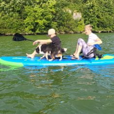 Family 12.0x33x6, nafukovací rodinný paddleboard 365x84x15cm, set s kajakovým pádlem a kajakovým sedátkem, batohem, pumpou, bezpečnostním lankem