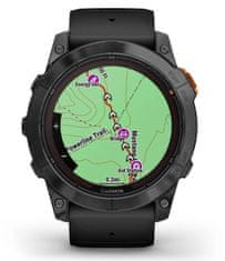 Garmin fenix 7X Pro, linija Solar, 51 mm, siv model s črnim paščkom (010-02778-01) - rozbaleno