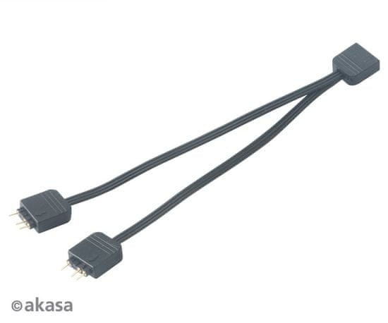 Akasa - aRGB LED splitter, 3-pin 2 ks